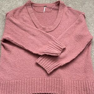 Free People Dusty Rose Sweater